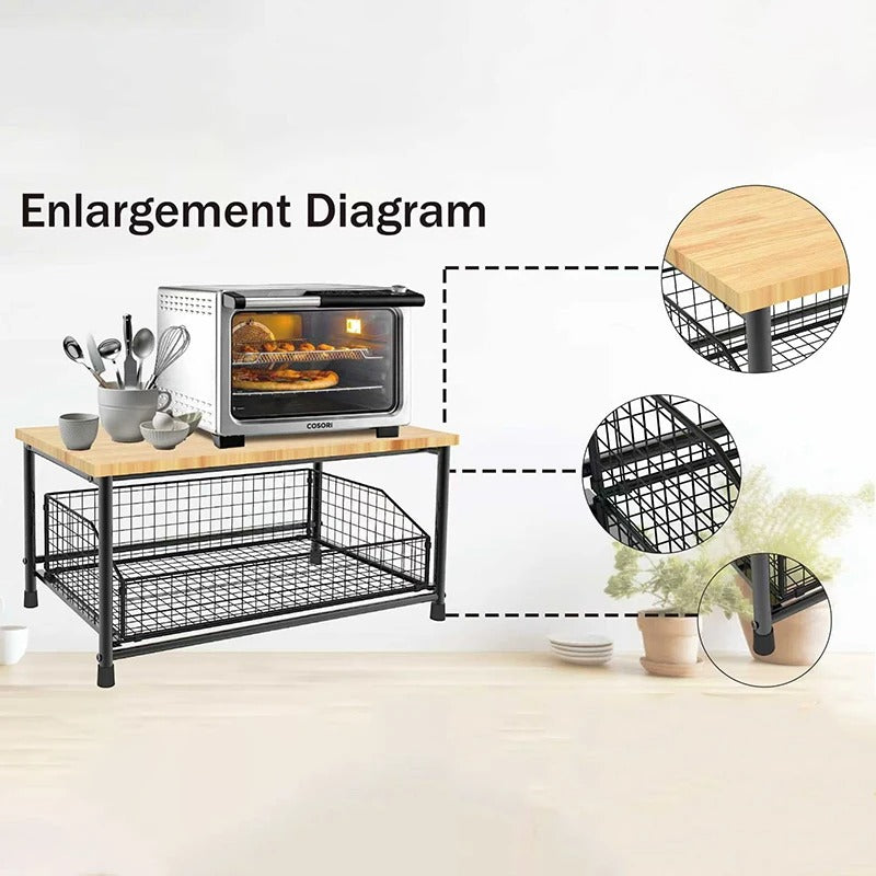Matrix Sliding Kitchen Counter Organizer