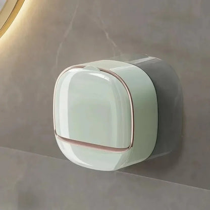 Wall mounted soap box