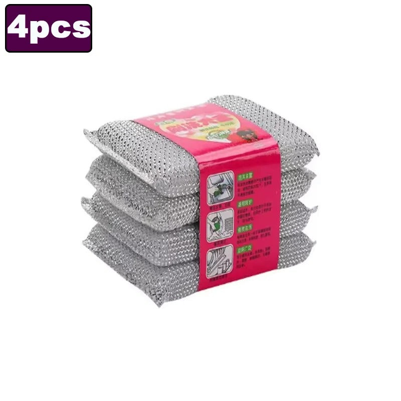 4Pcs Silver sponge