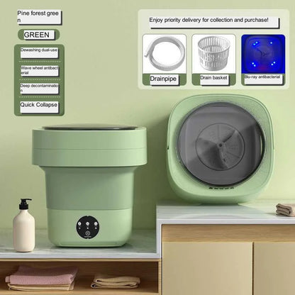 11L Portable Folding Washing Machine
